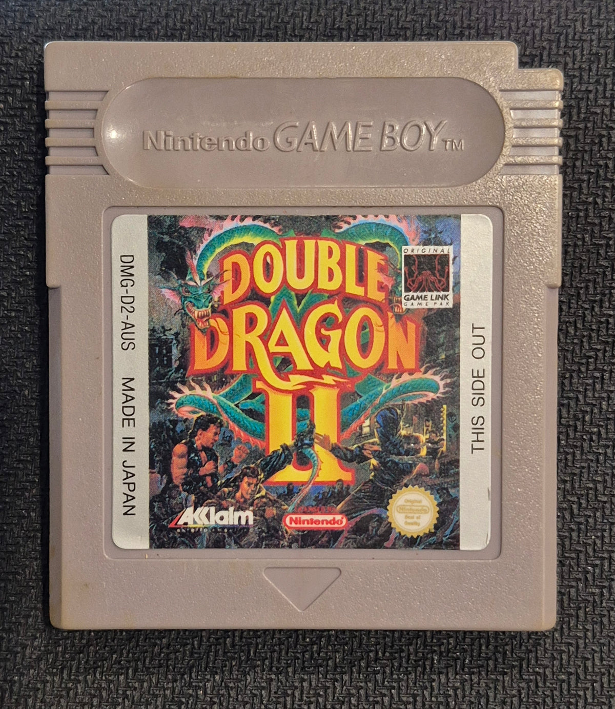 Nintendo Gameboy Double Dragon ll Cart Only Tested