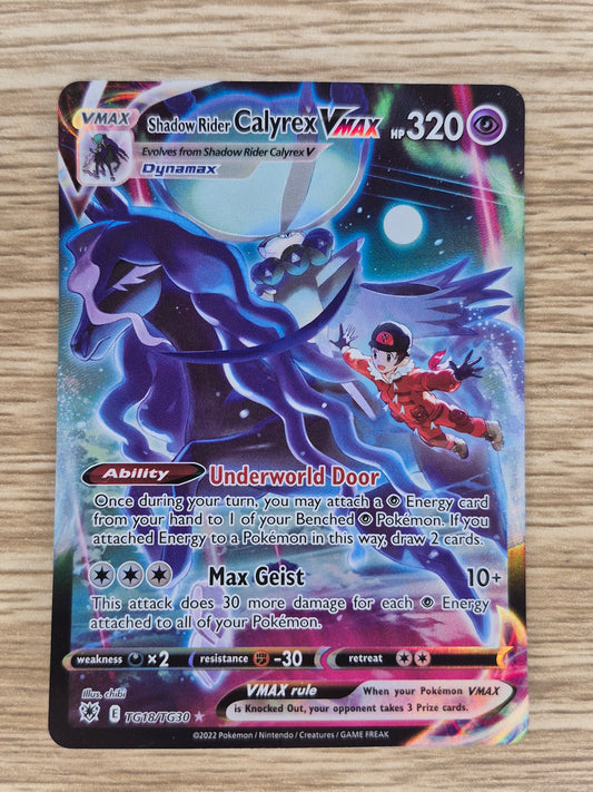 Shadow Rider Calyrex Vmax - TG18/TG30 - Ultra Rare - Astral Radiance -