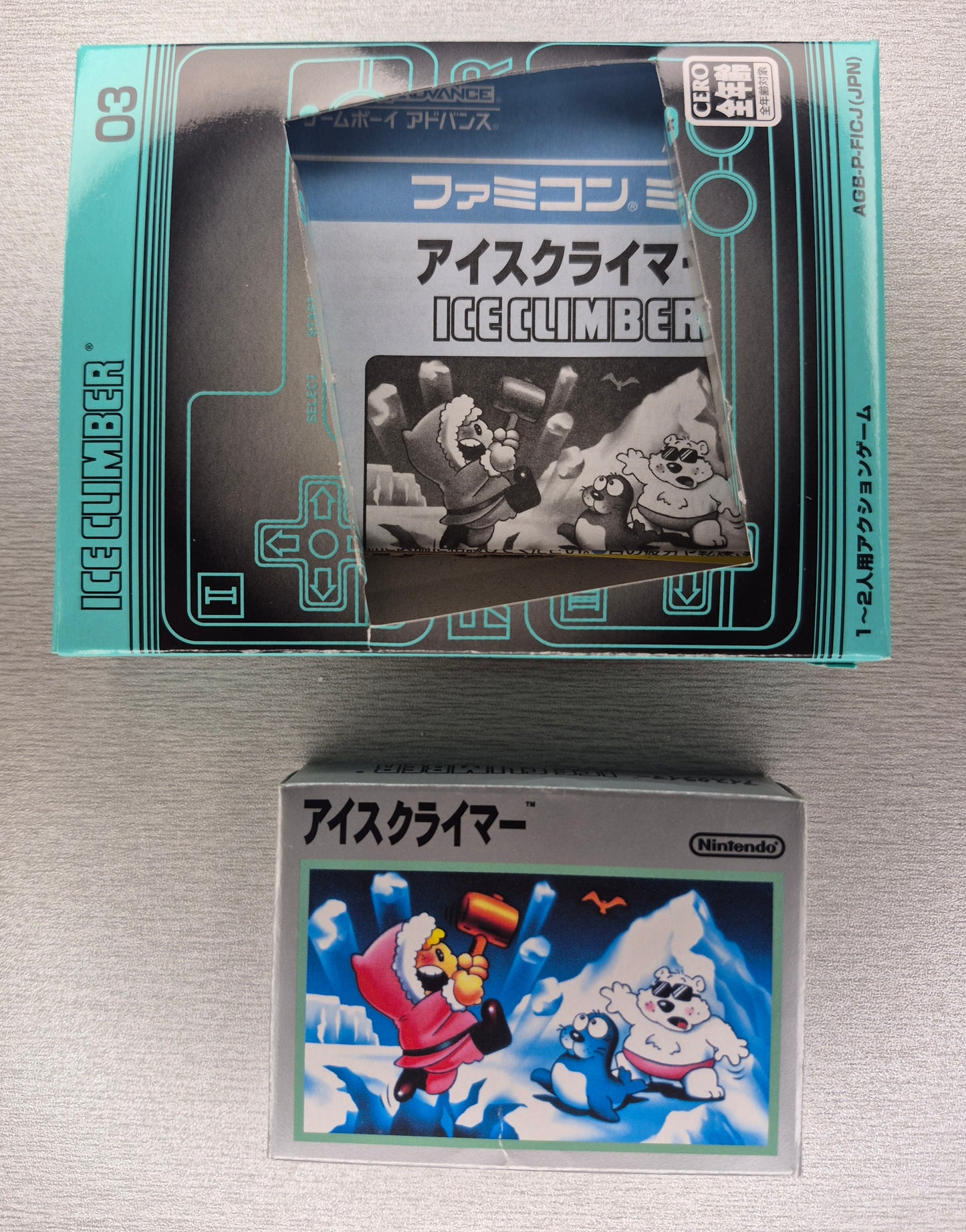 Famicom Mini: Ice Climber - Nintendo Gameboy Advance GBA JAPAN C.I.B Tested