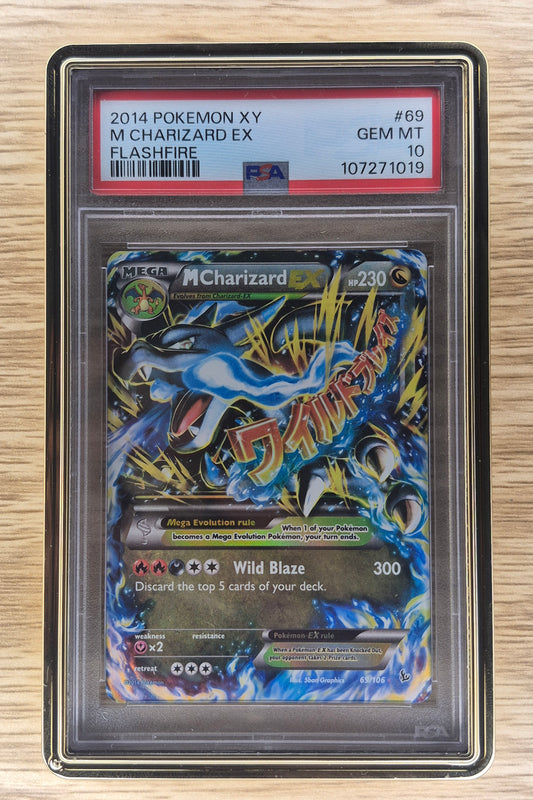 2014 Pokemon XY Flashfire #69 M Charizard Ex Holo PSA 10 GEM MINT
