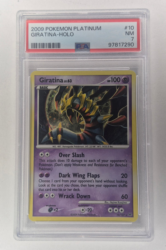 2009 Pokémon Platinum 10/127 Giratina Holo PSA 7 NM