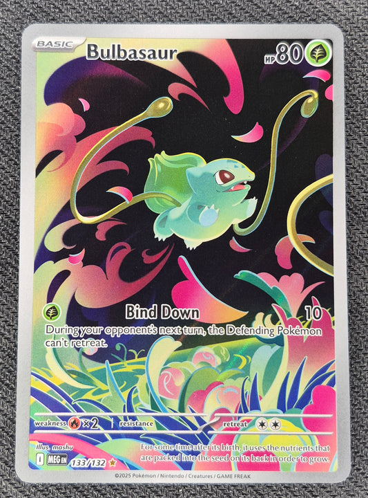 Bulbasaur  133/132 Mega Evolution Illustration Rare Pokémon NM