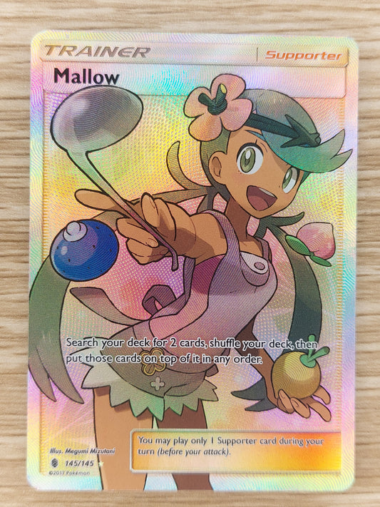 Pokemon 2017 Mallow Full Art Trainer Guardians Rising 145/145