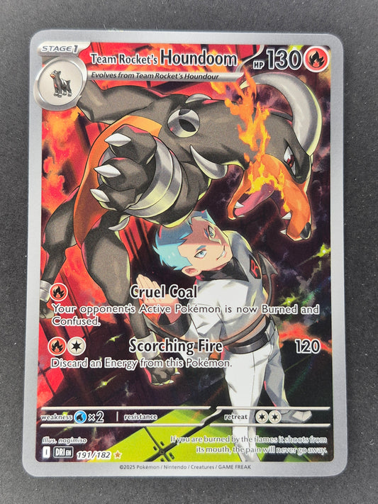 Team Rocket's Houndoom 191/182 SV10: Destined Rivals - Pokemon Card - NM