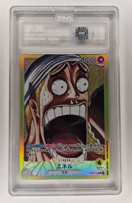 2025 JPN One-Piece ENEL Alt Art OP05-098 Vol 1 TAG 10