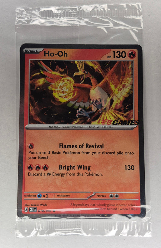 Pokemon TCG - 010/086 Ho-Oh EB Games Stamped Promo Sealed