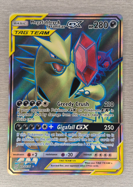 Mega Sableye & Tyranitar GX 225/236 - Unified Minds - Pokemon Card -