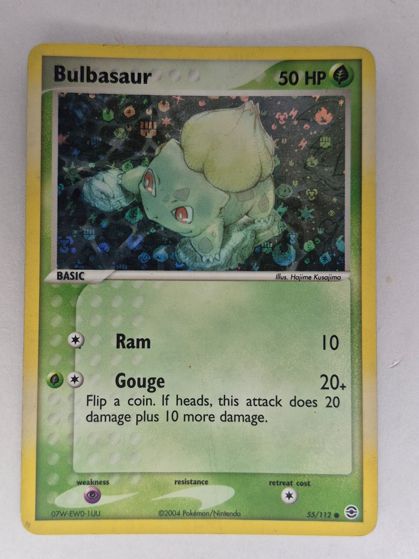 Bulbasaur - 55/112 - Pokemon Ex FireRed LeafGreen Holo LP/MP