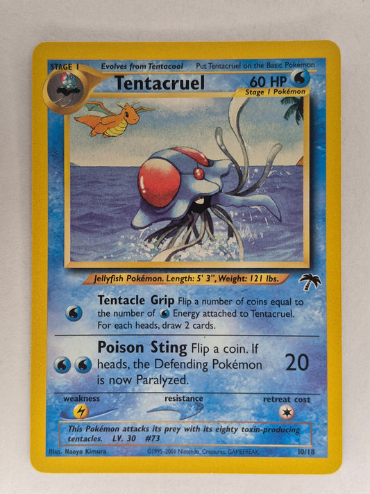 2001 Tentacruel 10/18 Southern Islands Promo WOTC Non-Holo Pokemon NM
