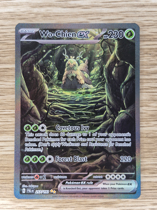 Pokémon TCG Wo-Chien EX Scarlet & Violet - Paldea Evolved 257/193 Holo