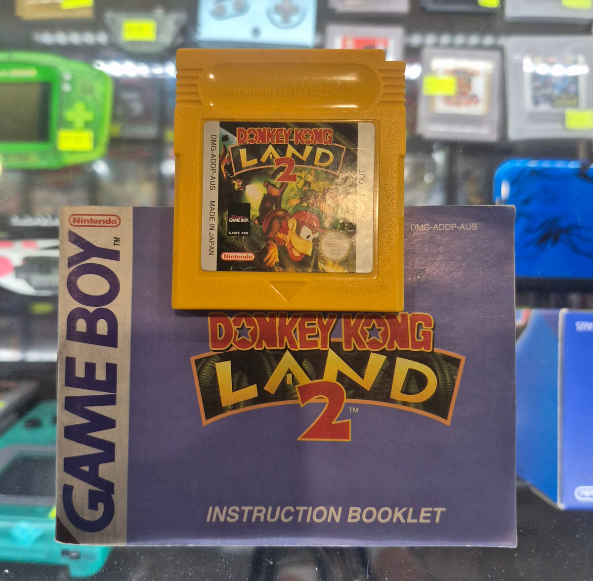 Nintendo Gameboy Donkey Kong Land 2 New Save Batt.+ Manual