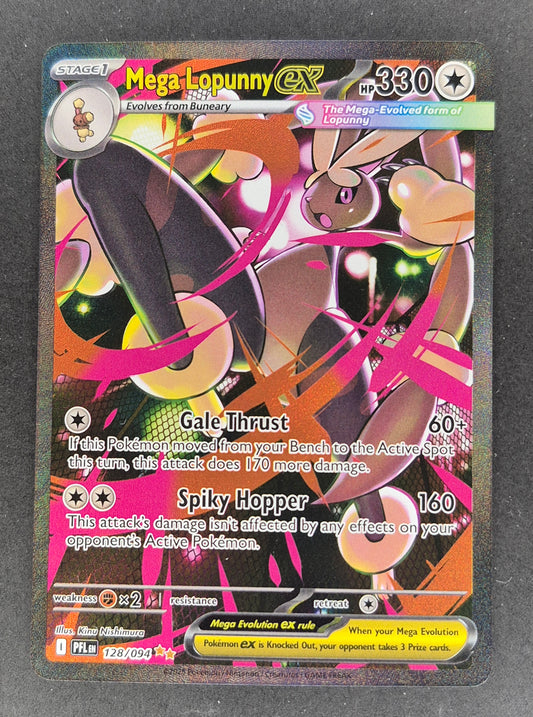 Mega Lopunny ex 128/094 SIR   Phantasmal Flames Pokemon