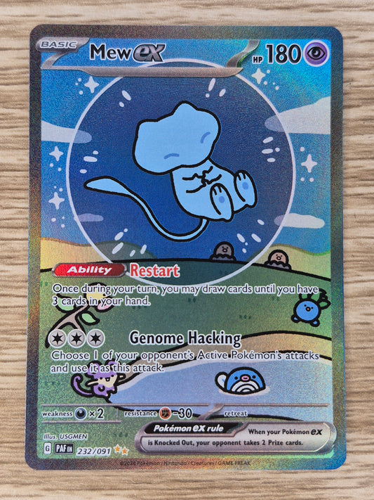 2024 Pokemon Paldean Fates 232/091 Mew EX Special Illustration Rare