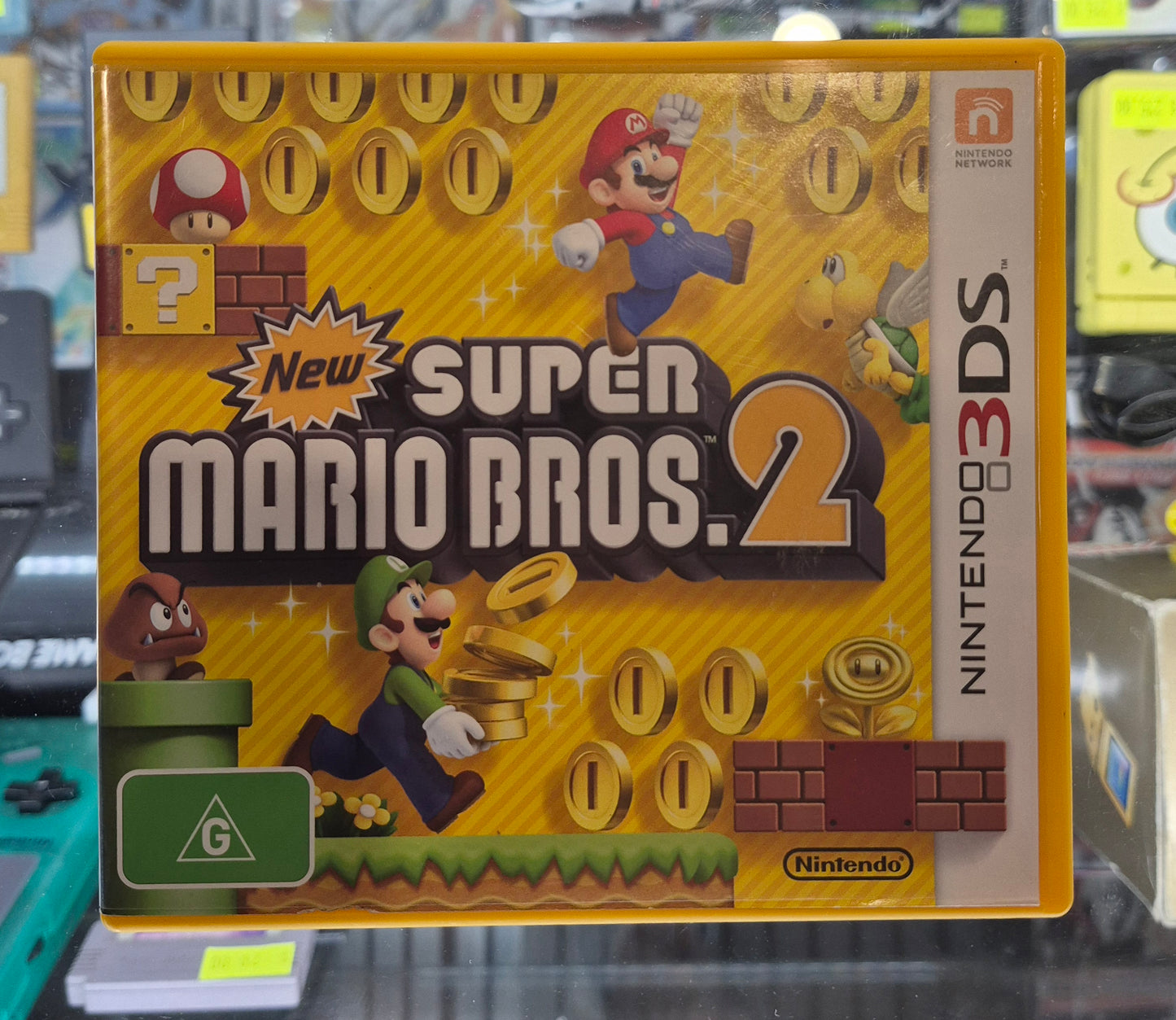 New Super Mario Bros 2 - Nintendo 3DS 2DS Game - Complete With Manual
