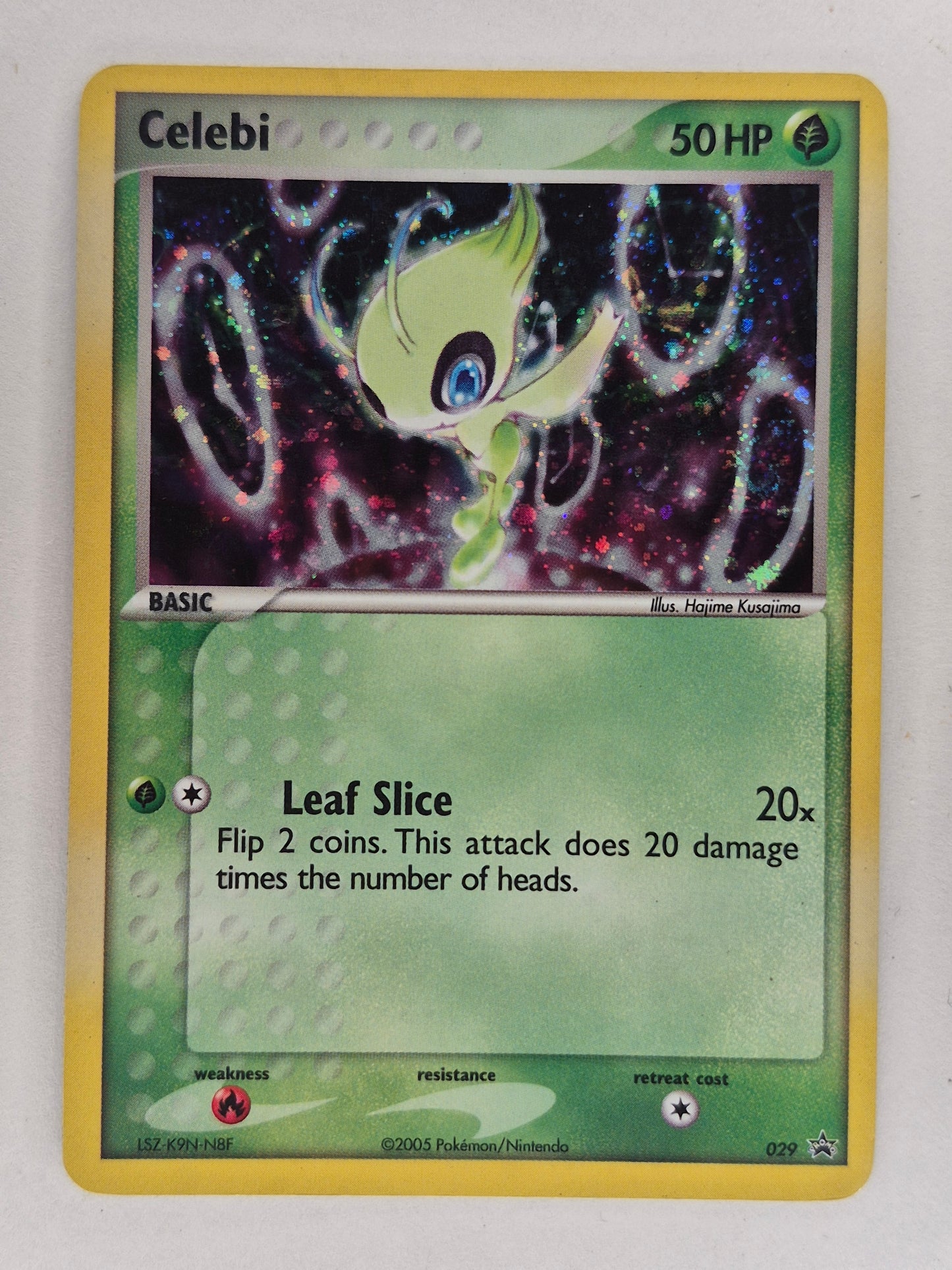 Pokémon TCG Celebi Nintendo Black Star Promos 29 Holo Promo Card LP-MP