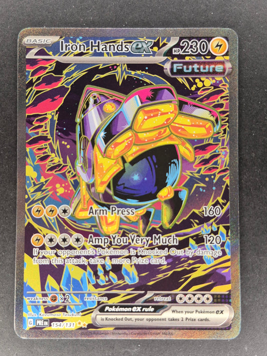 Iron Hands ex 154/131 SV: Prismatic Evolutions Pokemon Card NM