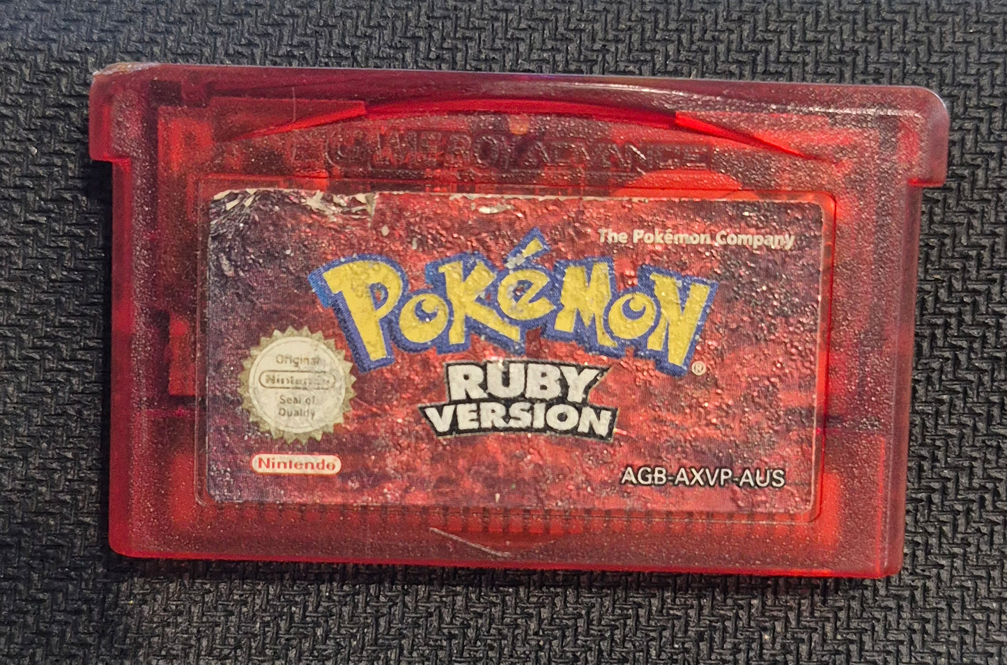 Pokemon Game Boy Advance Ruby Version AUS PAL NEW Battery Tested & Cleaned