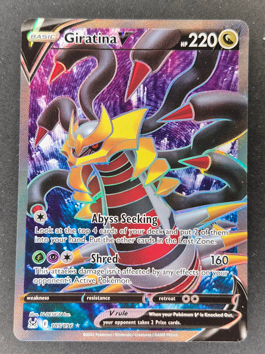 Giratina V Pokemon Lost Origin 185/196 Full Art Ultra Rare Near Mint NM