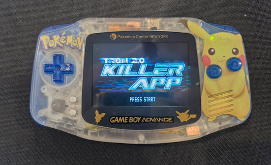 Nintendo Gameboy Advance AGB-001 Brand new Shell and backlit screen (Pokémon Pikachu)