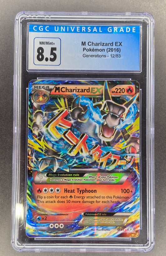 2016 Pokemon Generations M Charizard EX 12/83  CGC 8.5