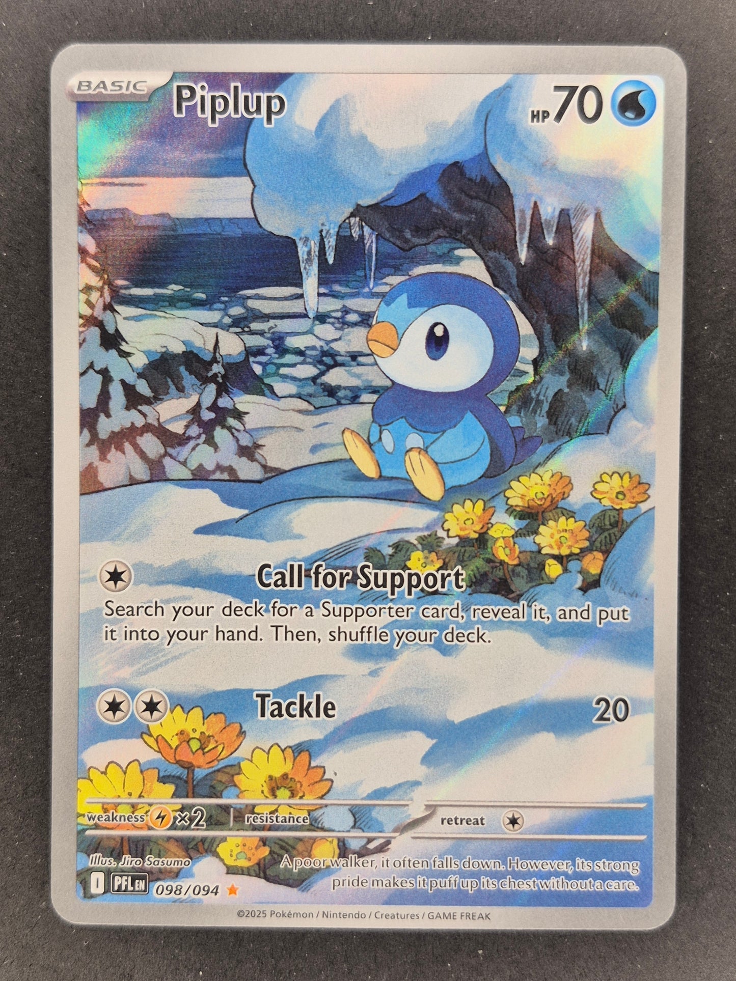 Piplup 098/094 - Illustration Rare Phantasmal Flames - Pokemon TCG