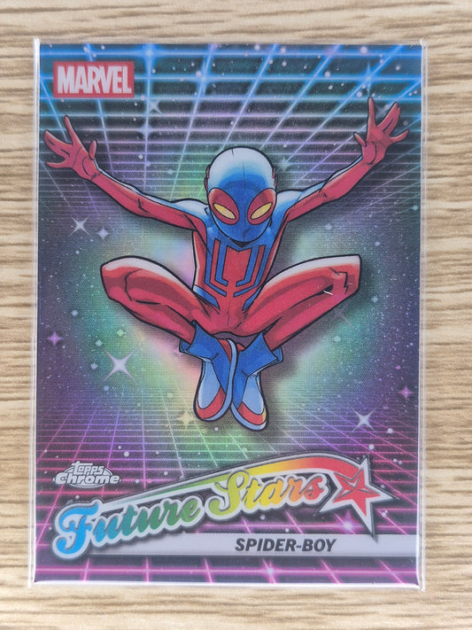 2025 Topps Chrome Marvel Future Stars FS-7 Spider-Boy NR MT