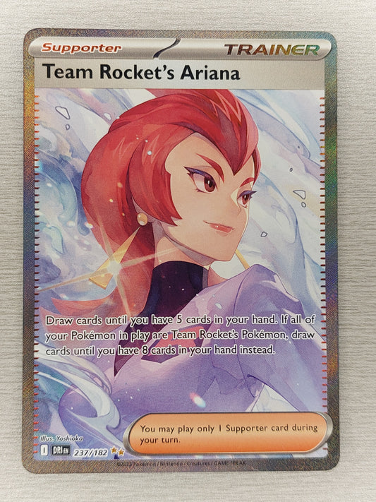 Team Rocket's Ariana 237/182 Destined Rivals Pokemon TCG  NM