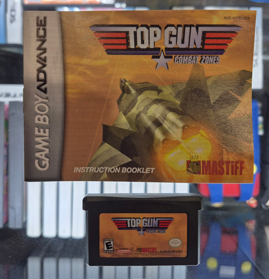 Top Gun: Combat Zones (Nintendo Game Boy Advance, 2004)USA Tested w/manual