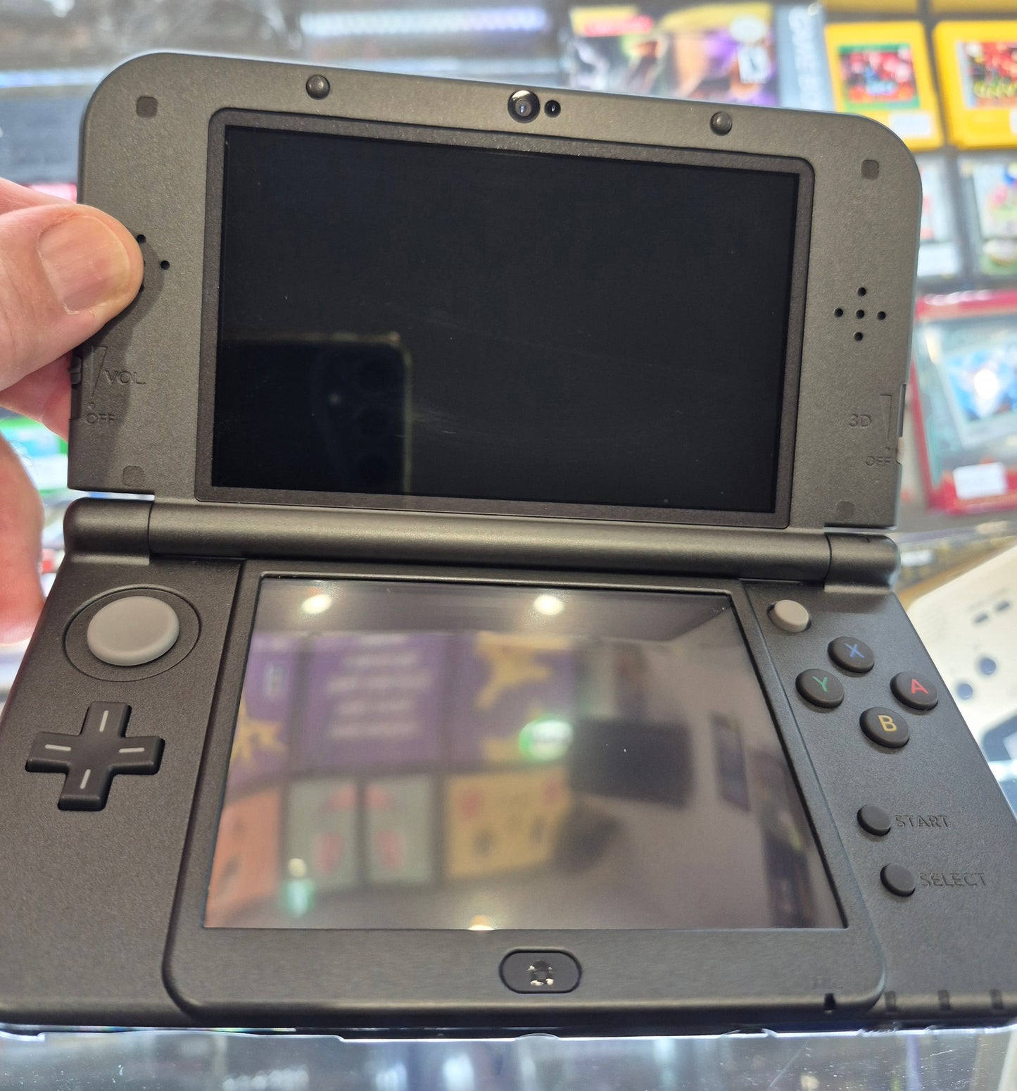 Nintendo New 3DS XL - Metallic Black - VGC Inc Nintendo Charger