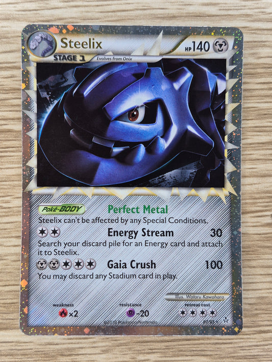 Steelix 87/95 - HGSS Unleashed *NM* Holo Rare Pokemon Card