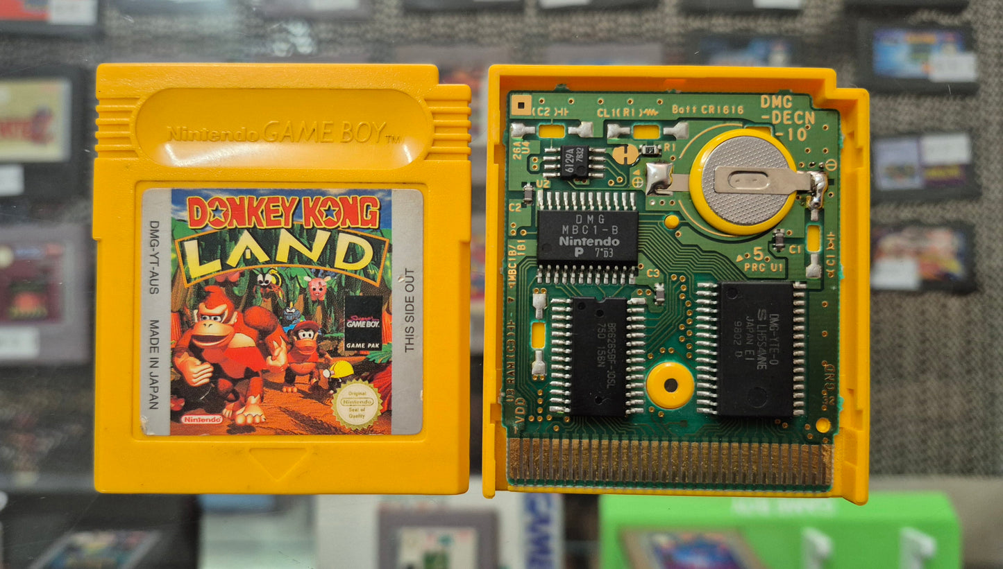 Donkey Kong Land Nintendo Gameboy Game Boxed, New Save Battery(no insert)