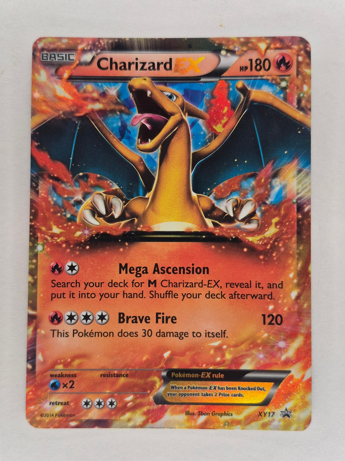 Charizard EX XY Promos #XY17 Holo Promo Pokemon Card LP