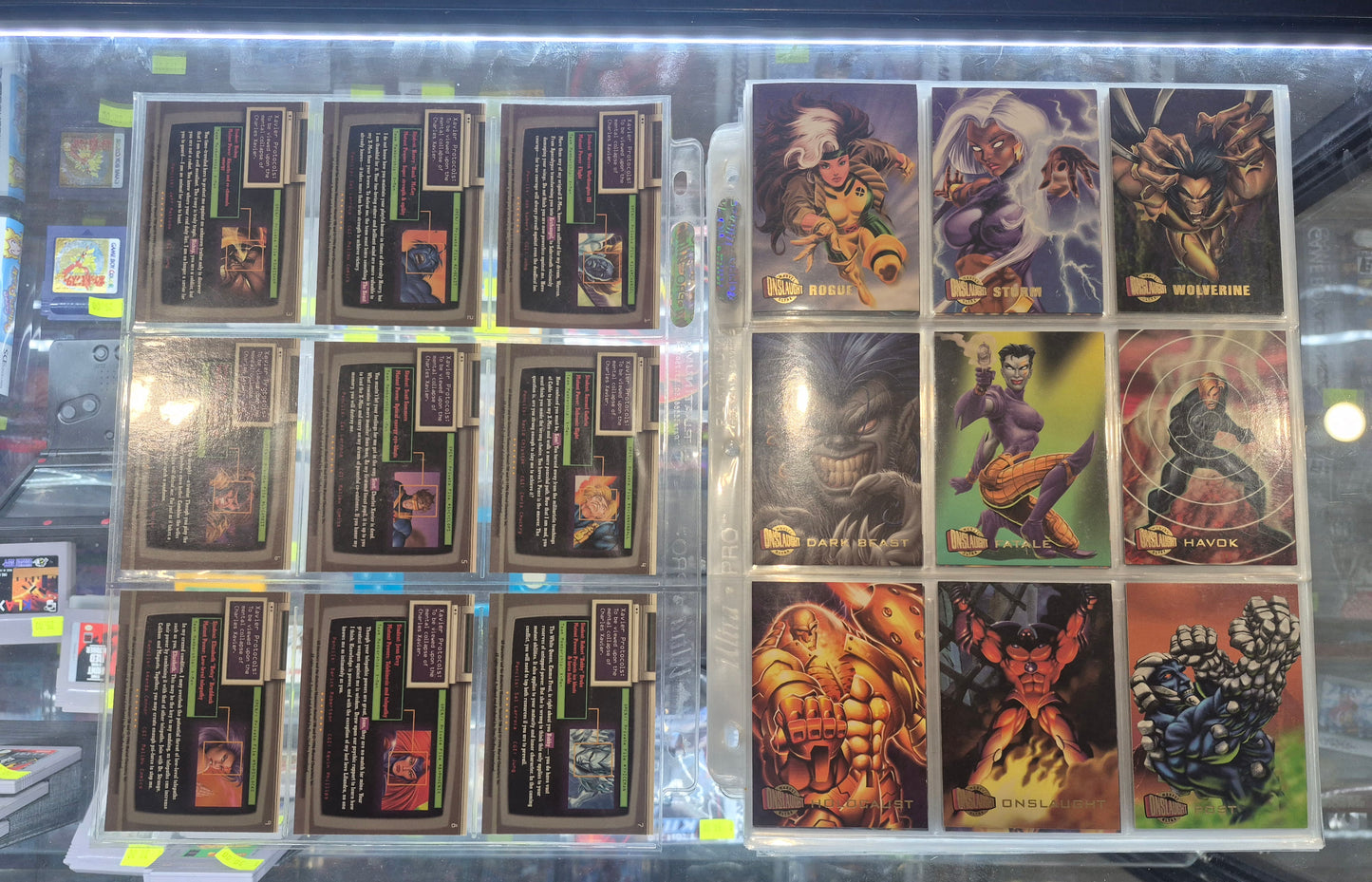 1996 Marvel Ultra Onslaught Full Set + Chase Cards NM/LP - 113 cards total