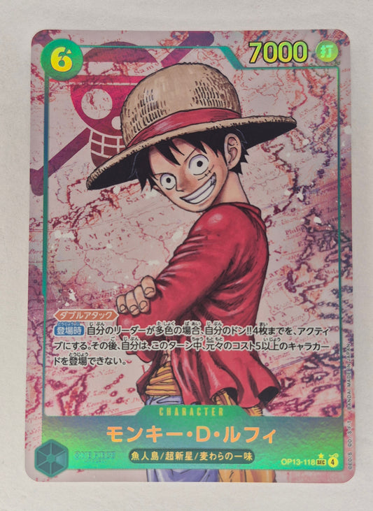 Monkey D. Luffy OP13-118 SEC Parallel Carrying on His Will ONE PIECE JPN.