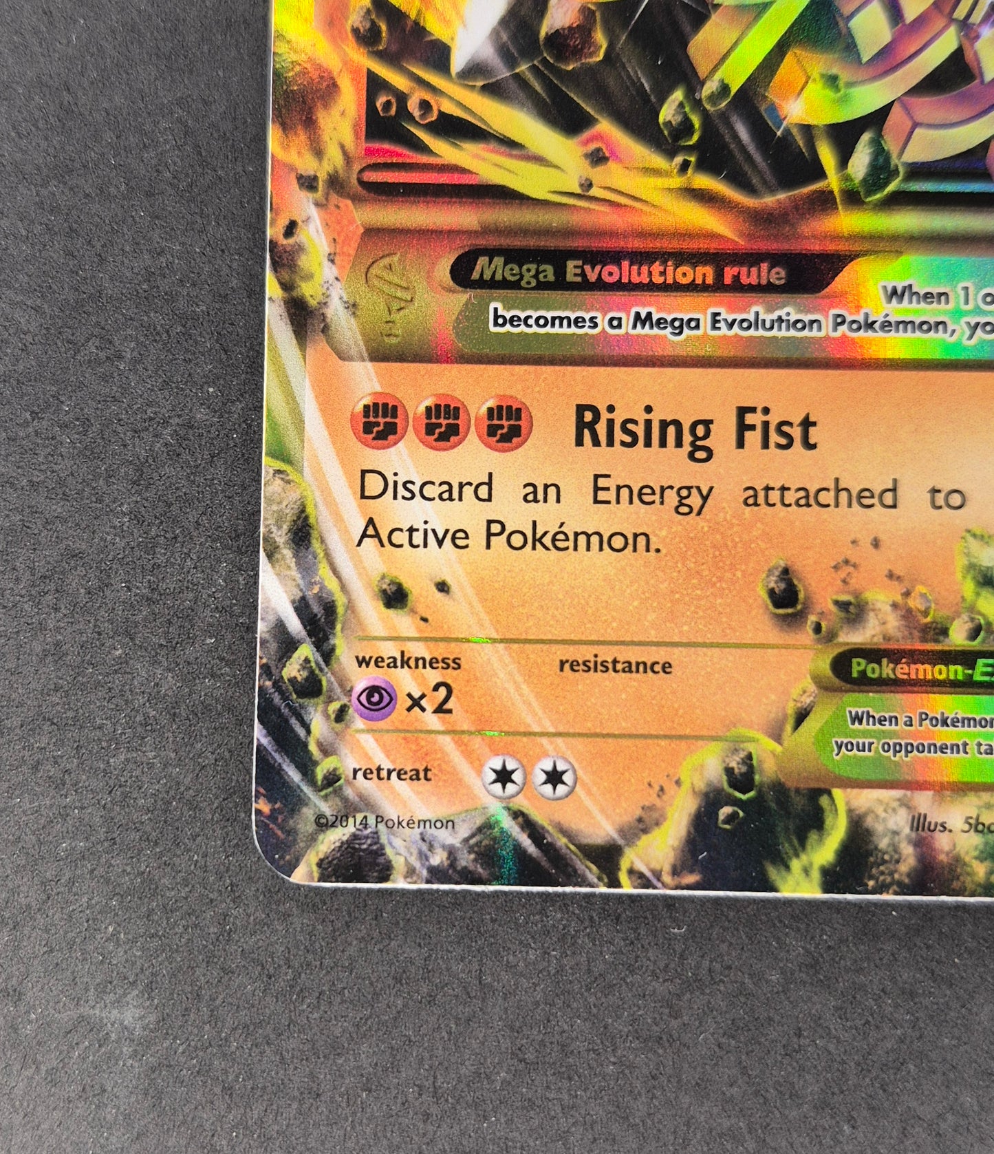 2016 Pokemon M Lucario EX (Secret) 113/111 XY - Furious Fists Holo LP
