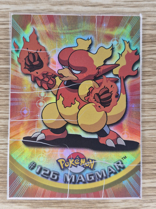 2000 Topps Pokémon Blue Label #126 Magmar Holo MP
