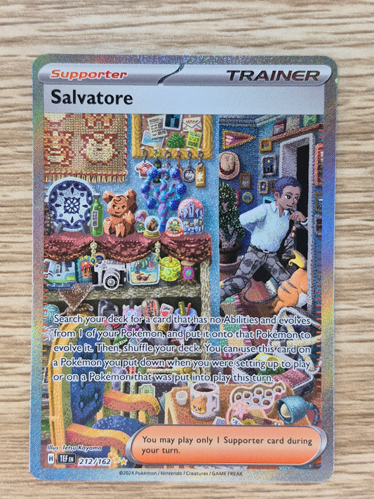 Pokémon TCG - Salvatore *Special Illustration Rare* Temporal Forces 212/162