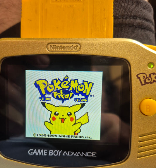 Pokemon Yellow Special Pikachu Edition  Game Boy *100% ORIGINAL* NEW BATTERY no label