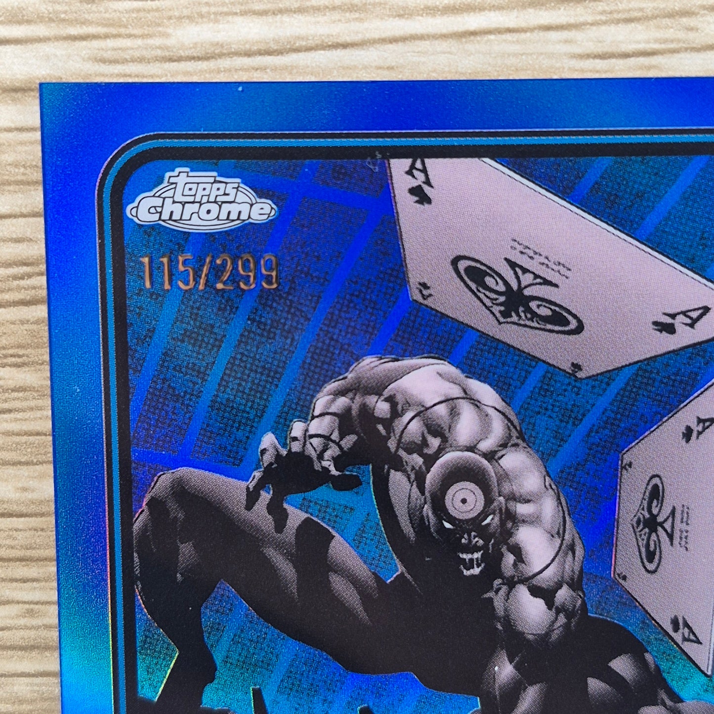 Marvel Topps Chrome 2025 BULLESYE  #30 Blue Refractor (115/299)