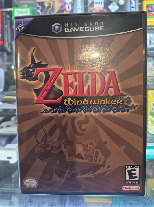 Legend of Zelda, The Wind Waker,PAL Nintendo GameCube,Repro Case Tested