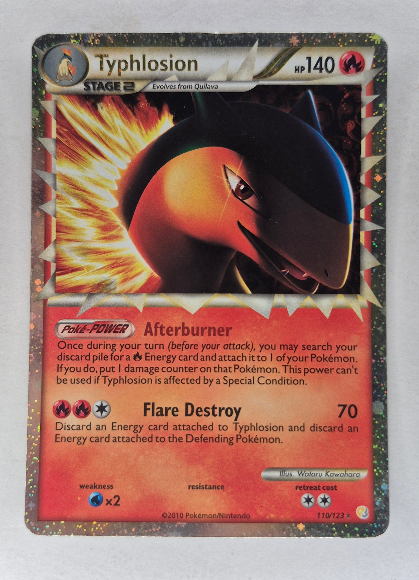 Typhlosion Prime 110/123 - HGSS Base Pokémon LP/MP
