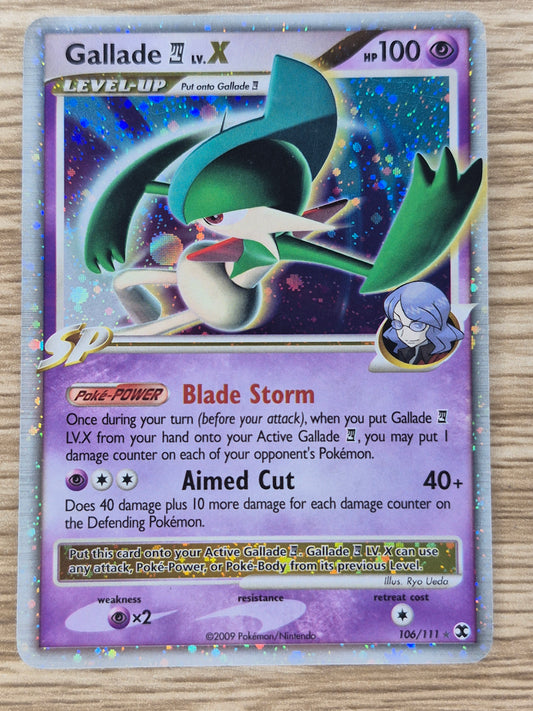 Gallade LV. X 106/111 Holo Ultra Rare Rising Rivals LP 2009