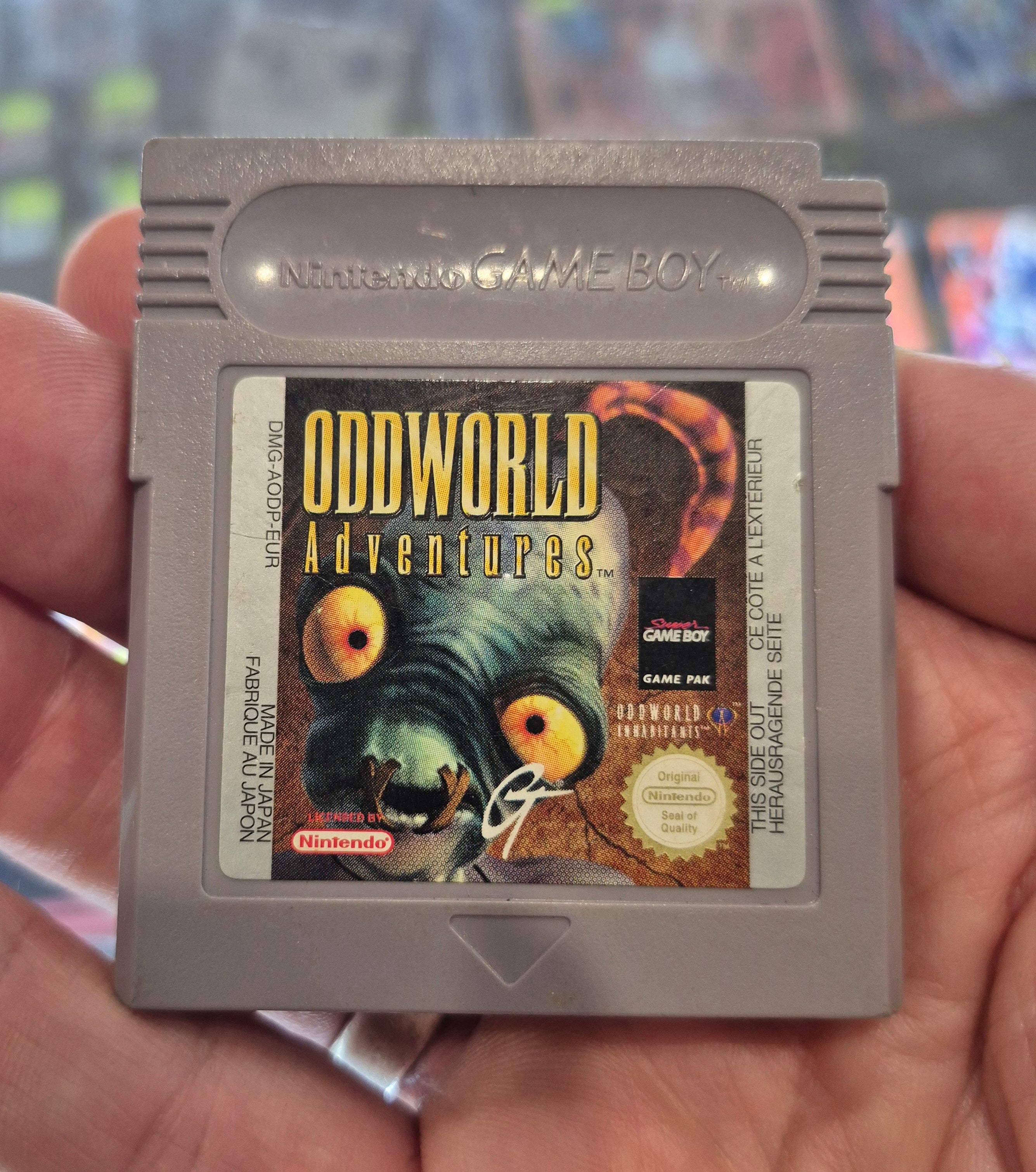 ODDWORLD ADVENTURES NINTENDO GAMEBOY GAME BOY 100% REGION EUR Tested ...