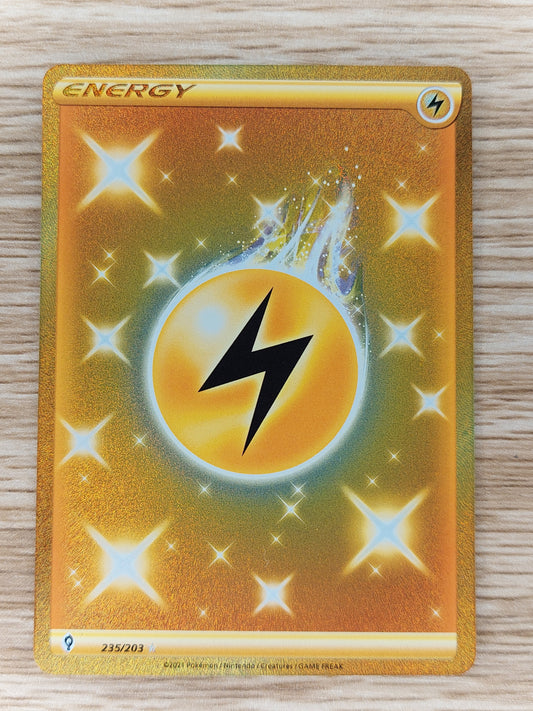 2021 Pokemon Lightning Energy Evolving Skies Secret Rare 235/203