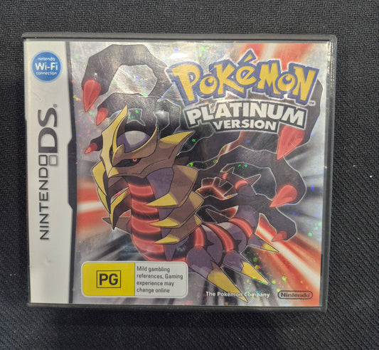 Nintendo DS POKEMON Platinum Version in Case Tested - AUS PAL