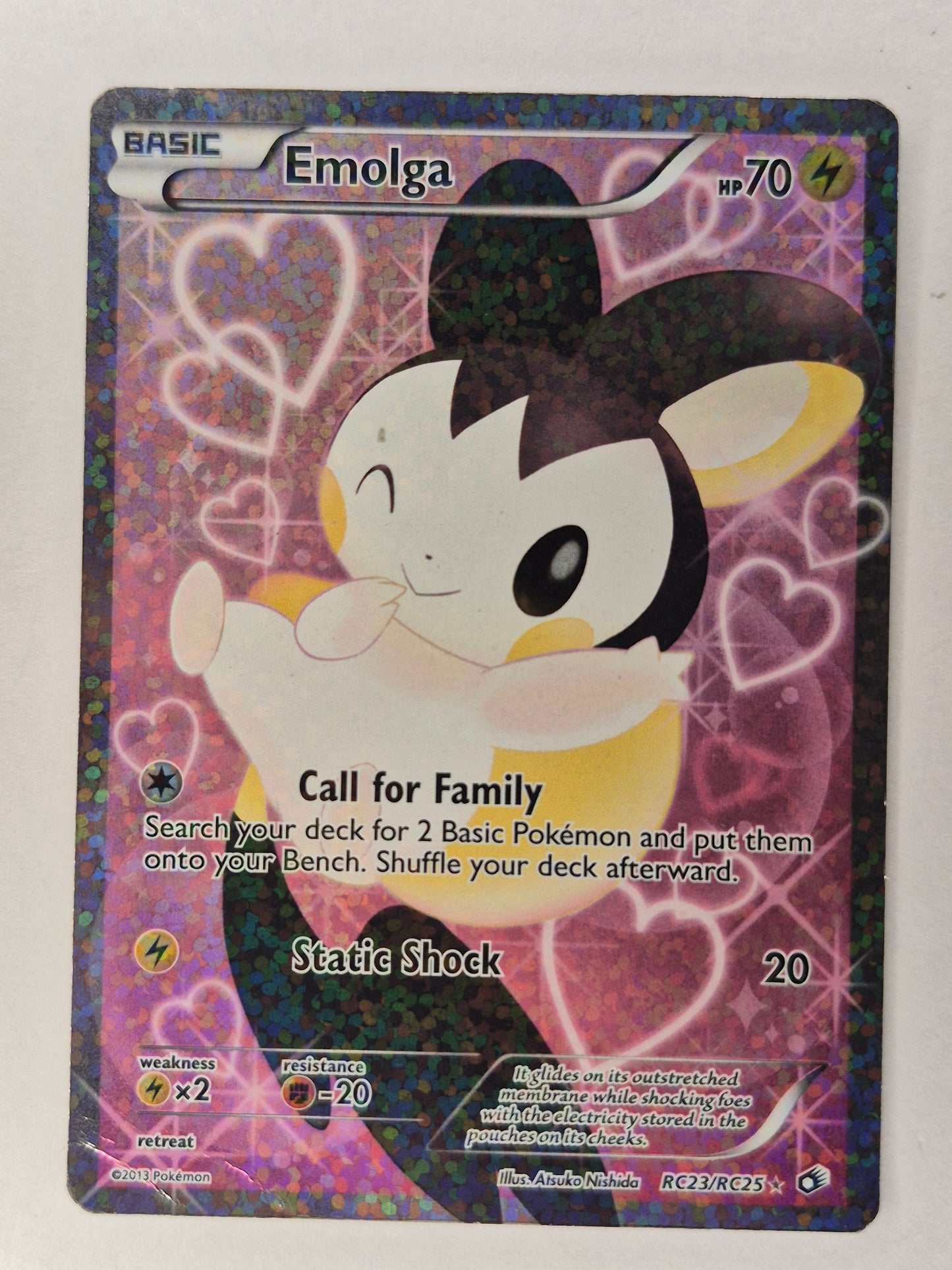 Emolga (Full Art) RC23/RC25 Legendary Treasures: Radiant Collection Holo - MP