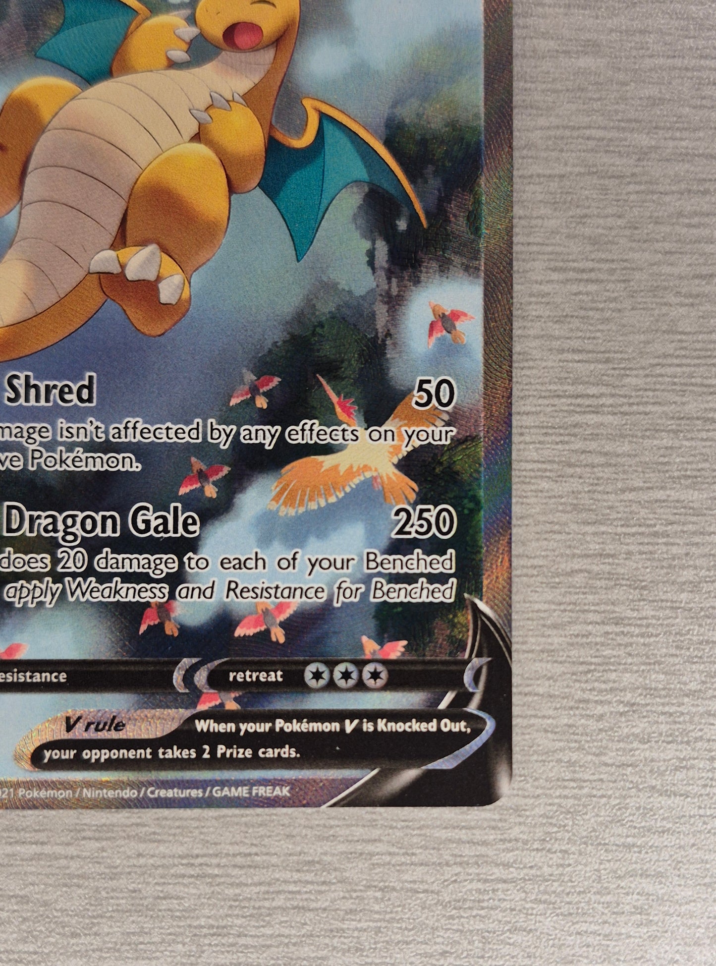 Dragonite V 192/203 -  Evolving Skies Alternate Art Pokemon TCG NM