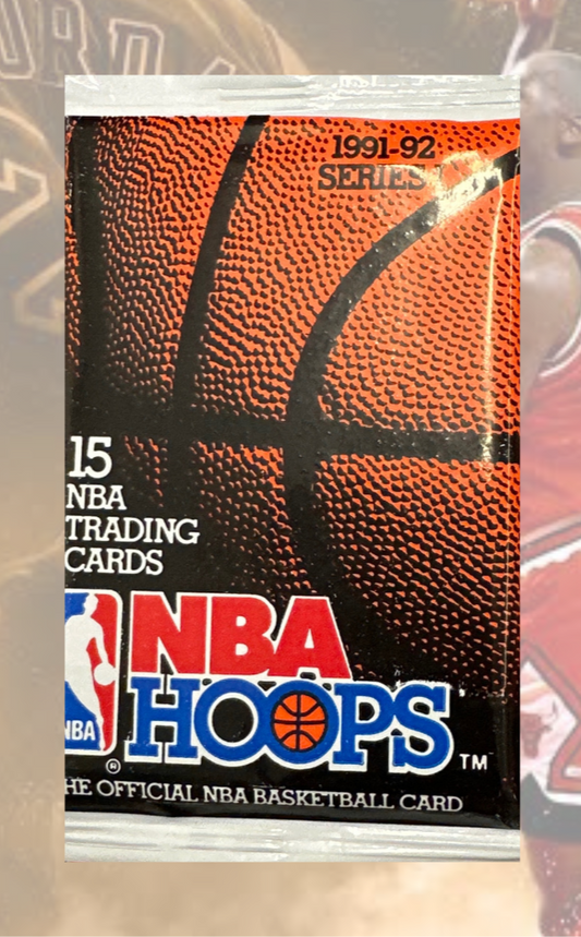 1991/92 NBA Hoops Series 1 Basketball Pack