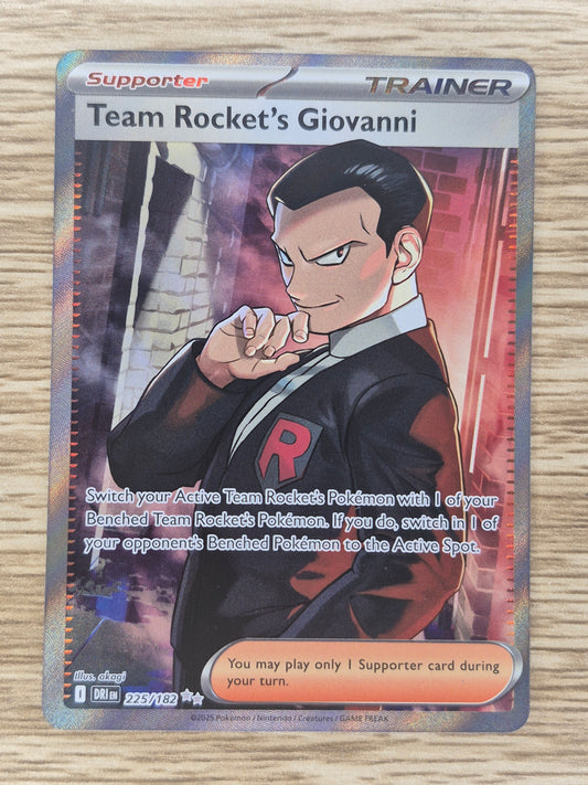 Team Rocket’s Giovanni - 225/182 - SV10: Destined Rivals Full Art