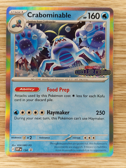 2024 Pokemon Crabominable Black Star Promo SVP 134